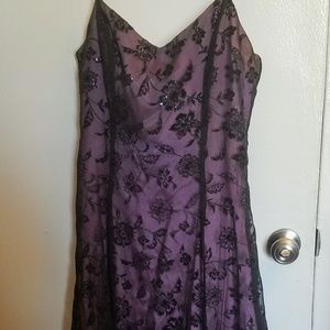 Linda bernell evening gown,  purple/black